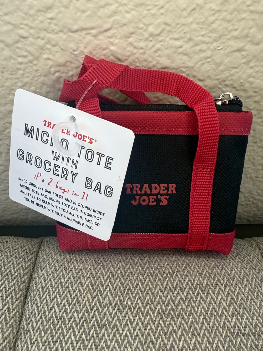 Trader Joe’s Micro Tote with Grocery Bag - Picture 11 of 11